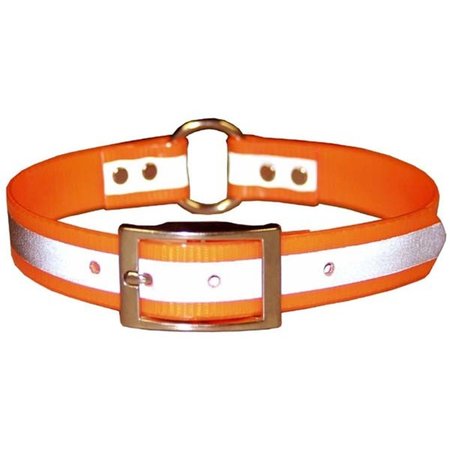 LEATHER BROTHERS 1 x 25 in. Reflective Collar Ring-in-Center 110DRFOR25